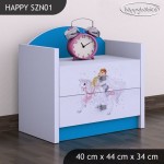 Nočna omarica Happy babies Princ in princesa na belem konju 33 SZN1